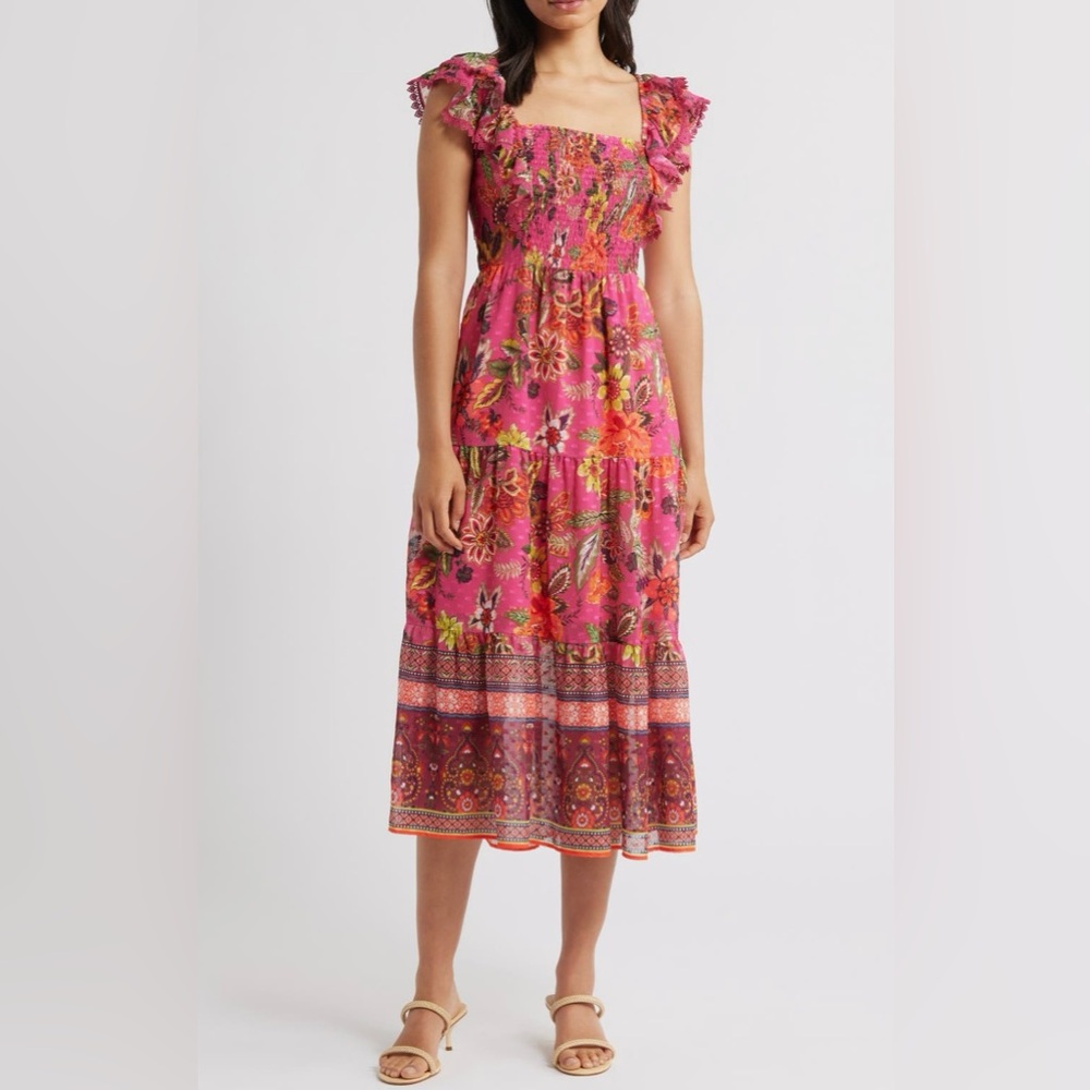 Floral Midi Sundress
Eliza J In: Pink Multi
